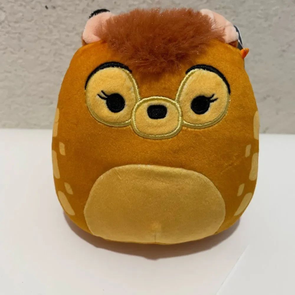 Disney~Squishmallows~Bambi Plush~New w/ Tag~5”.